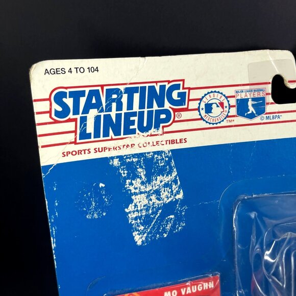 Starting Lineup 1995 Edition Mo Vaughn MLB Action Figure & Card - Picture 6 of 6